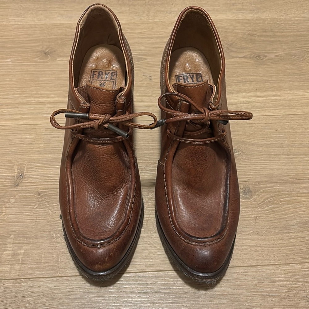 Frye Leather heeled booties